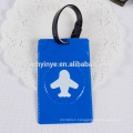 Hot sale colorful novelty plane luggage tag